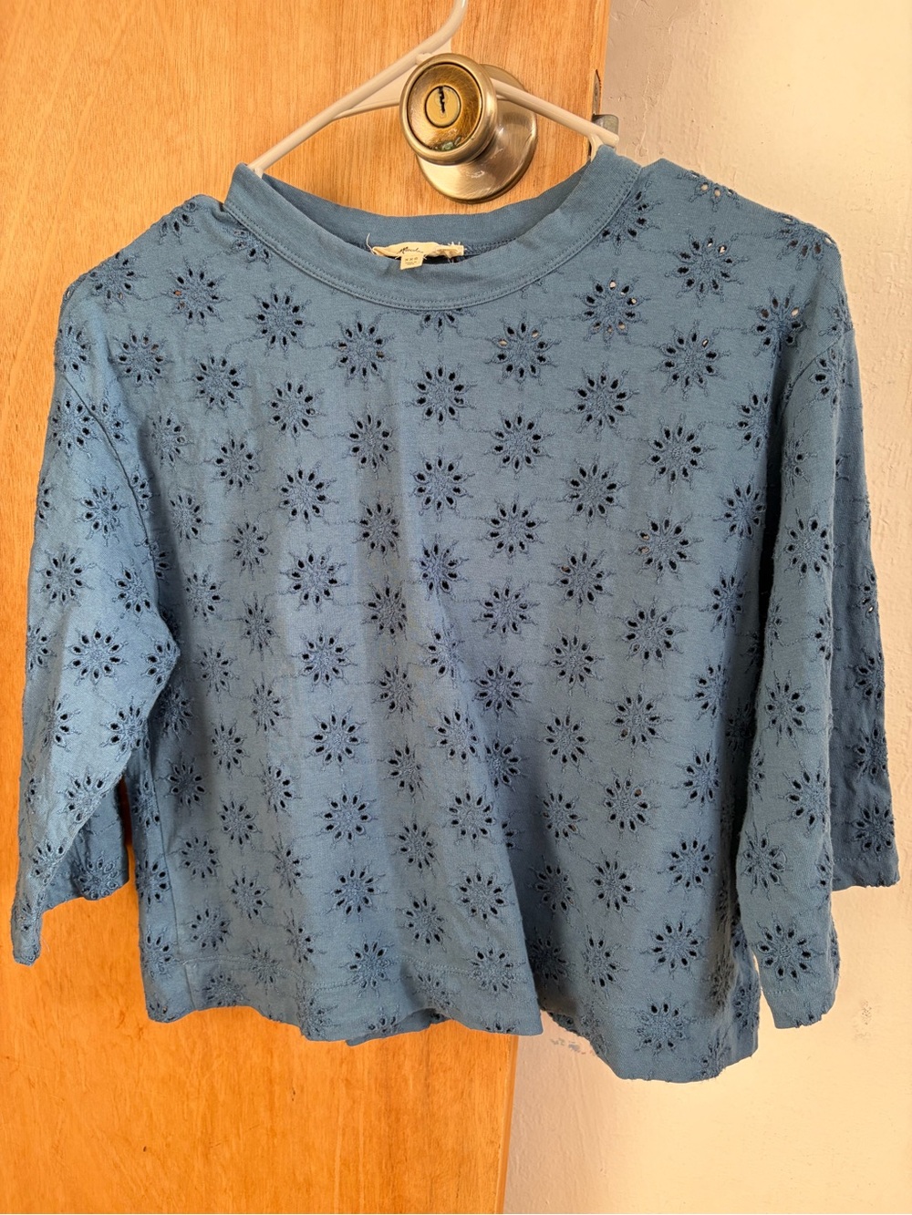 Madewell - eyelet, cotton top